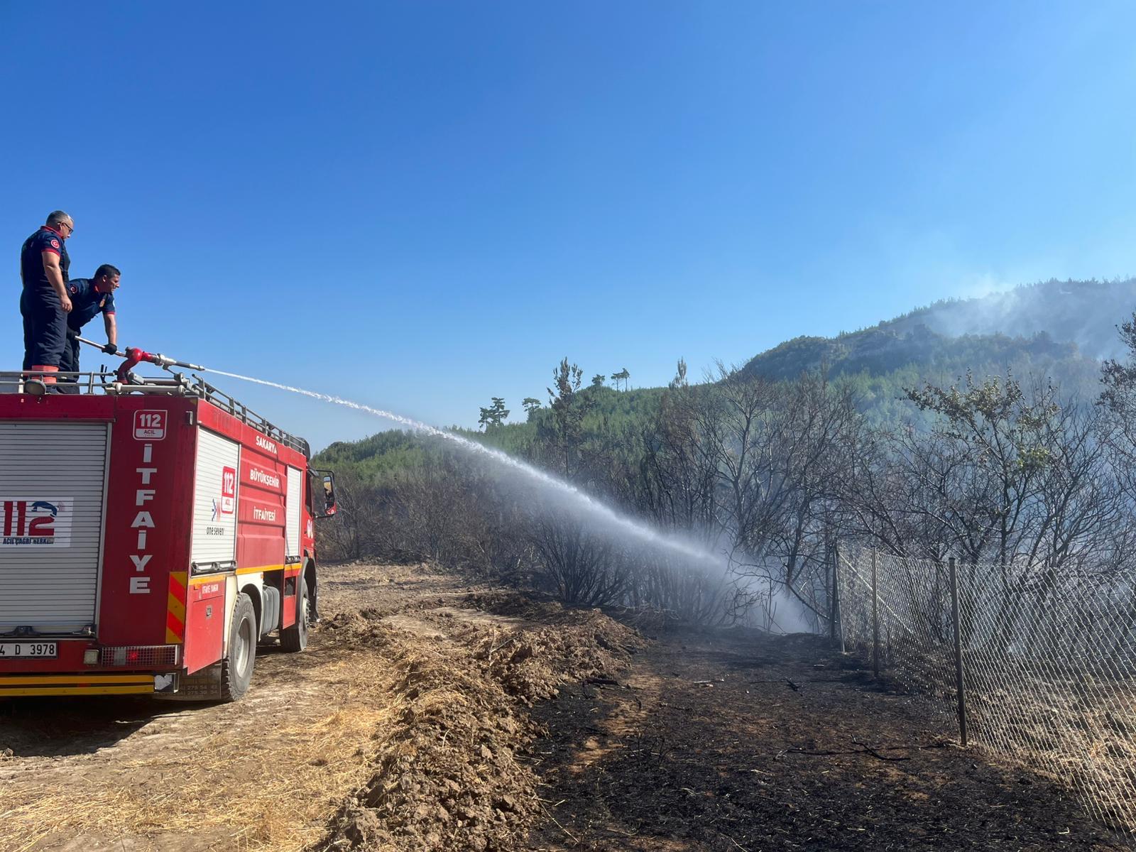 Çanakkale’deki orman yangınına  Sakarya’dan destek