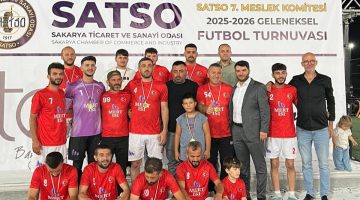 SATSO Futbol Turnuvası’nda şampiyon Mert Isı kupayı kaldırdı