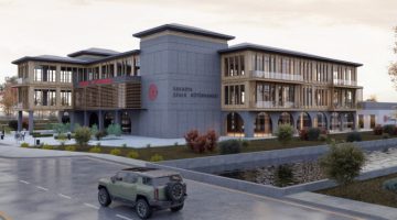 Şehir kütüphanesine ilk kazma vuruldu