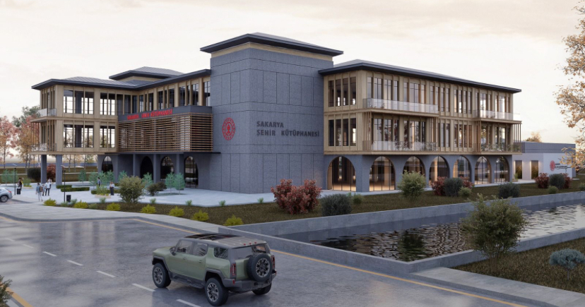 Şehir kütüphanesine ilk kazma vuruldu