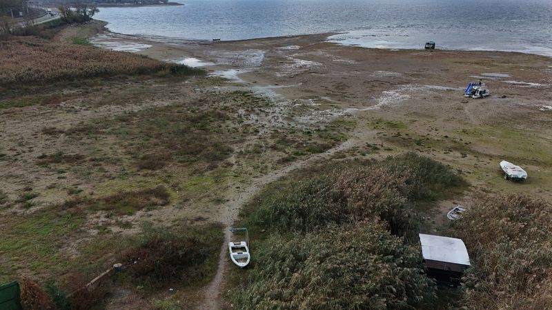 Sapanca Gölü kuraklık nedeniyle tehdit altında